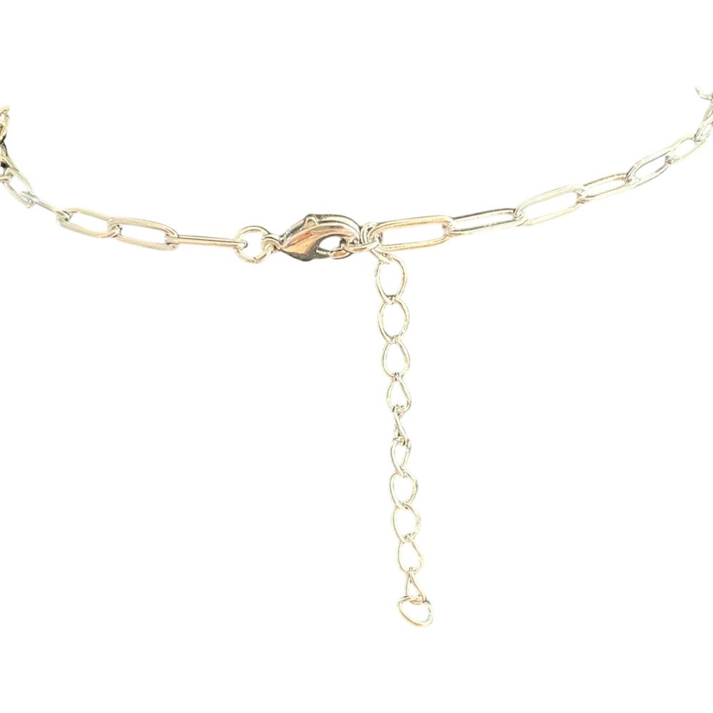 Chanel Silver & Black CC Pendant Paper Clip Carabiner Necklace (CHXX030) - Picture 4 of 4